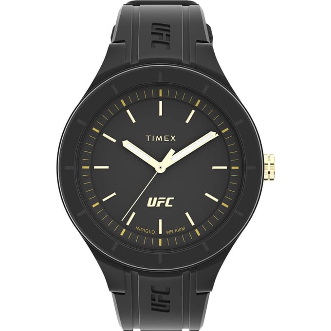 Timex UFC Shogun TW2V56900 Horloge - Siliconen - Zwart - Ø 38 mm