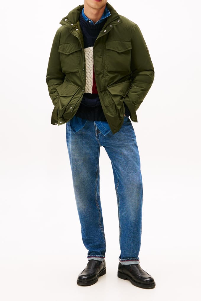 Tommy Hilfiger Lightweight Packable Field Jacket Arctic Spruce Größe: S | Militärjacken Outlet | Herren