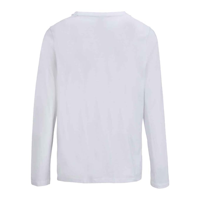 SOLS Dames/Dames Monarch T-shirt met lange mouwen (Wit)
