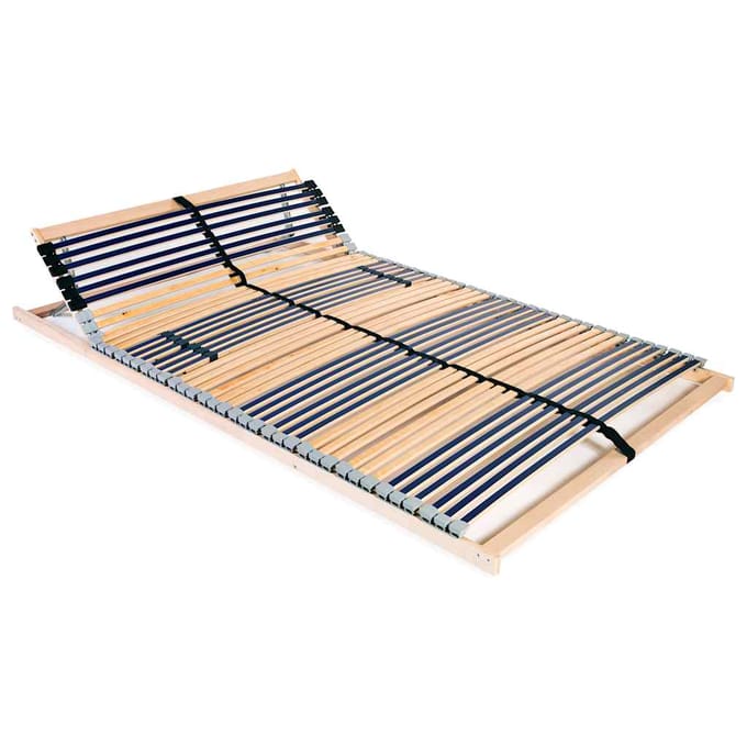 vidaXL - Lattenbodem - met - 42 - latten - 7 - zones - 120x200 - cm