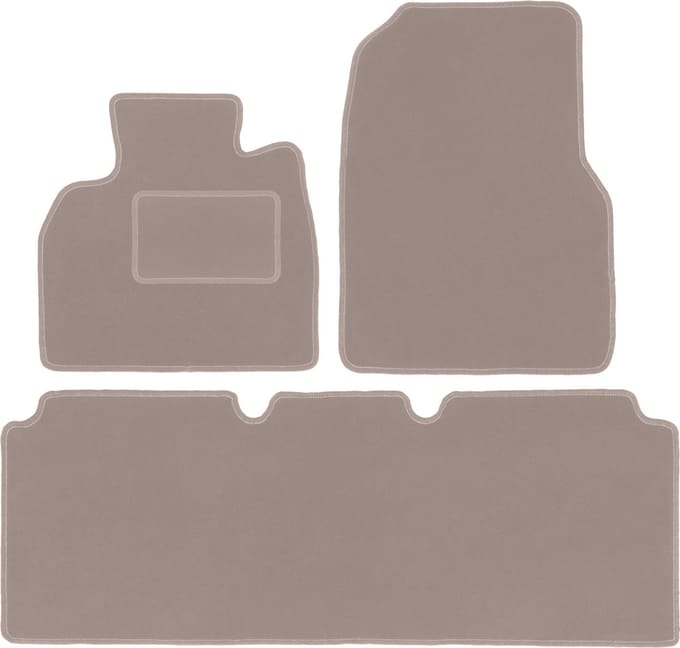 Beige veloursmatten voor: Renault Espace IV minivan (2002-2014)