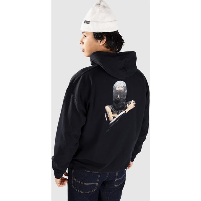 Hockey Skateboards Black Crack Hoodie zwart