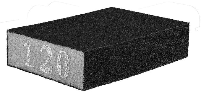 Schuurspons 70x25x100mm, K120, Waterproof