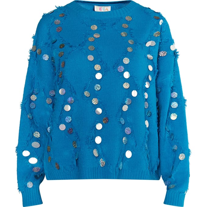 IZIA Jumper Dames blauw