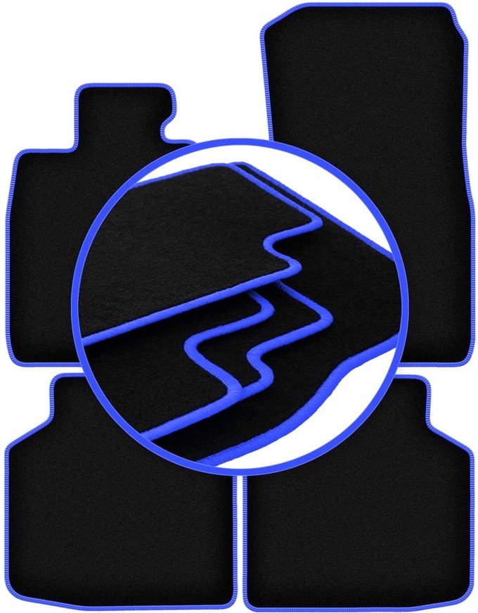 CARLUX-BLUE automatten voor: BMW 7 F02 LANG (2008-2015)