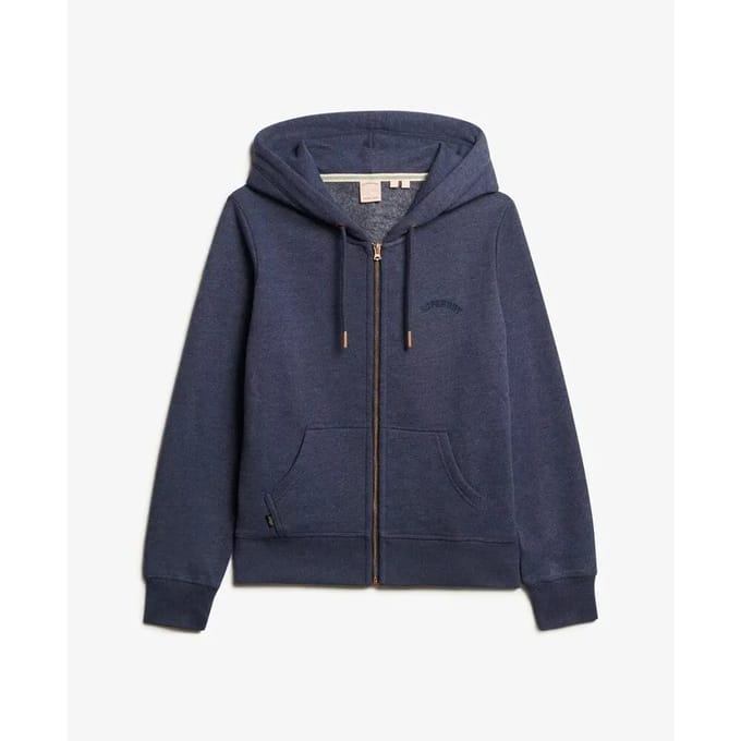 Superdry - Essential Logo hoodie met rits - Dames - Hoodies