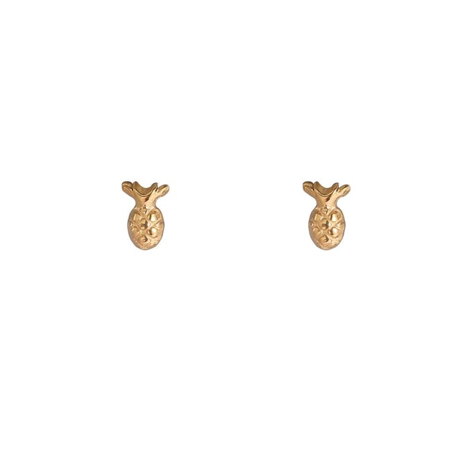 Go Dutch Label Oorknoppen Fish Stud Goudkleurig