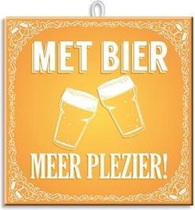 Paperdreams Slogan tegel - bier