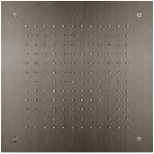 Herzbach DESIGN iX PVD rain shower for ceiling installation square 38 x 38 cm 21.638000.2.40