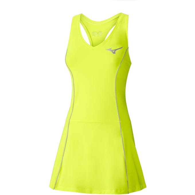 Mizuno Amplify Vrouwen Helder Geel Jurkje