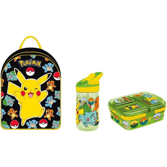 Pokemon schoolset; rugzak en lunchset