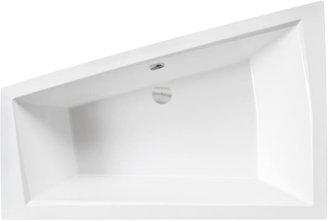 Badland INTIMA hoekbad 170 x 125 cm rechts wit