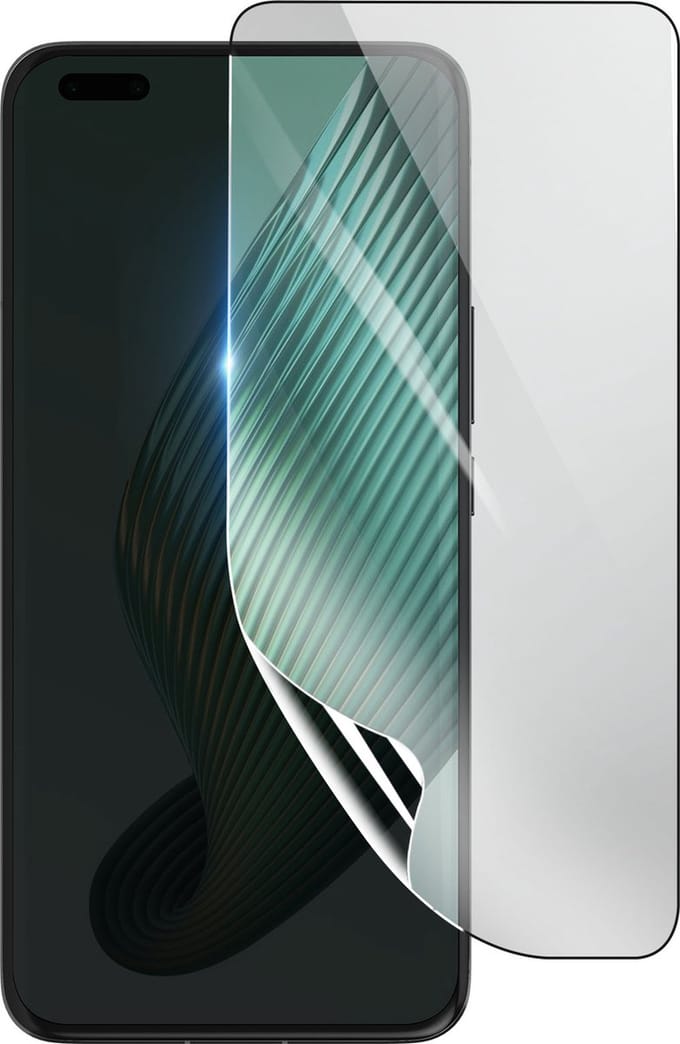 3mk, Geschikt voor Honor Magic 5 Pro, Schokbestendige Hydrogel Screenprotector, Transparant