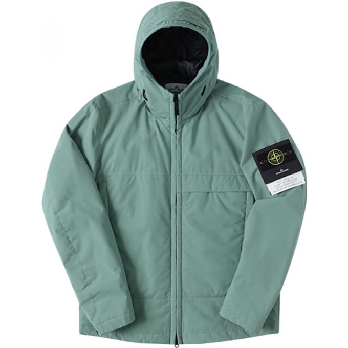Stone Island 40527 V0055  771540527  Softshell Primaloft Waffen Logo Patch Herenjas 40527 V0055 (M) gray