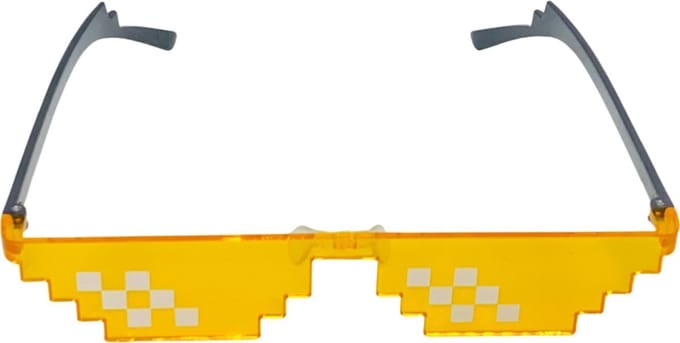 Jumada's - 3x Pack - Style Glasses - Thug Life - Geel
