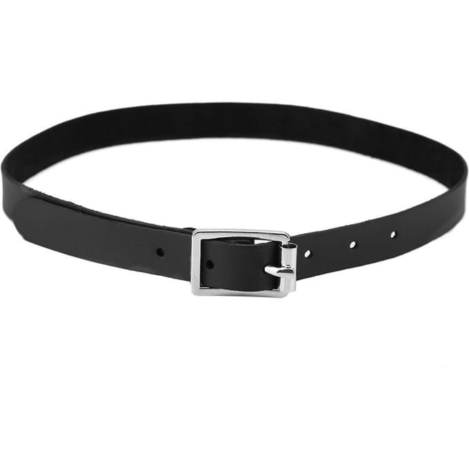 1 pièce Accessoires d'équitation Fait main Cuir véritable Sangle d'éperon équestre black