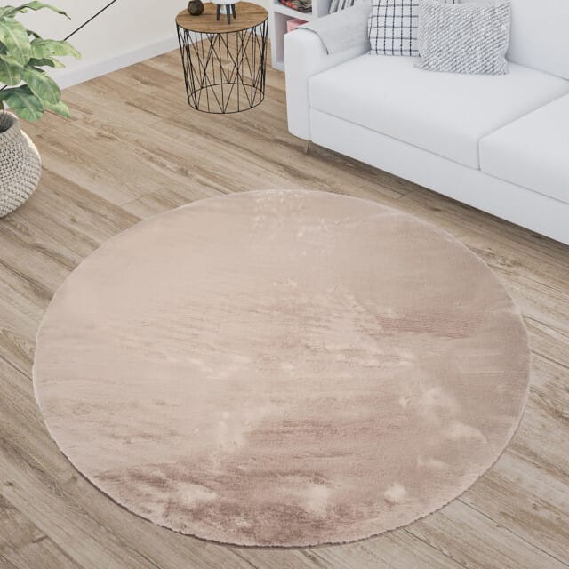 Muratap Paradise fluffy soft vloerkleed hoogpolig effen tapijt wit- 80x150 cm
