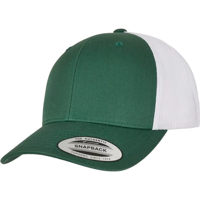 Urban Classics - Retro 2Tone Trucker pet - Groen/Wit