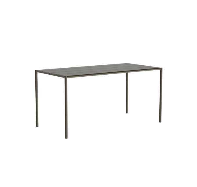 NINE Sinus tuintafel - dark green - 151 x 75,5 cm