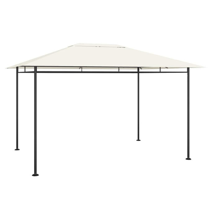 vidaXL - Prieel - 180 - g/m² - 384x281x270 - cm - crèmekleurig