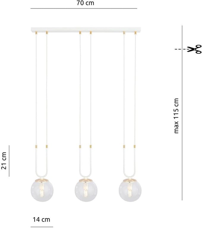 GLAM 3 WHITE/TRANSPARENT