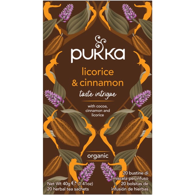 Pukka Licorice & Cinnamon Biologische Thee 20 Zakjes