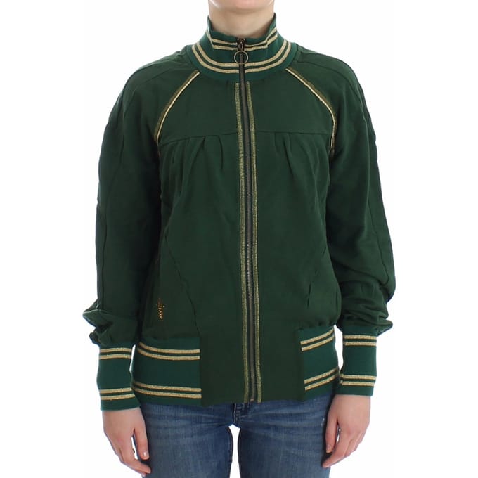 John Galliano Groene Neppitsshirt Trui Jas