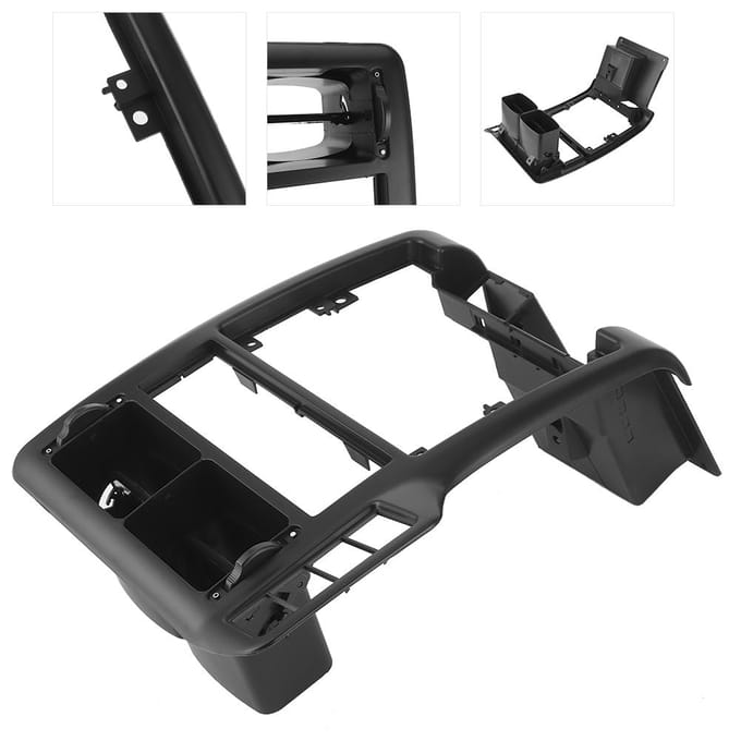 Middenconsole van het dashboard, radiobekleding, airco-ventilatierooster, interieurdecoratie 6N1858071A, geschikt voor CADDY MK2 black