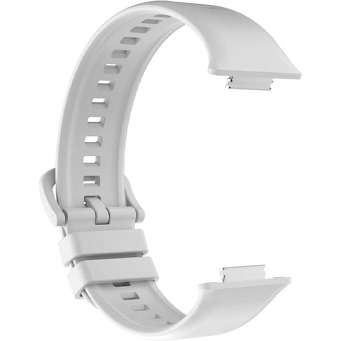 Bracelet de Montre Connectée en Silicone Réglable pour Huawei Watch Fit 2 blanc