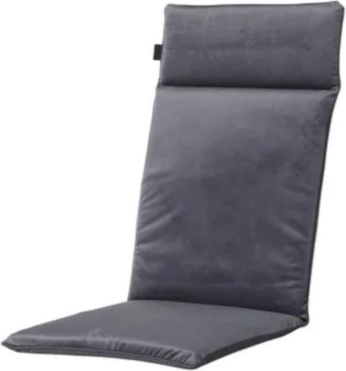 Madison - Tuinkussen - Lage Rug - Outdoor Velvet/Panama Grey - 105x50cm - Grijs