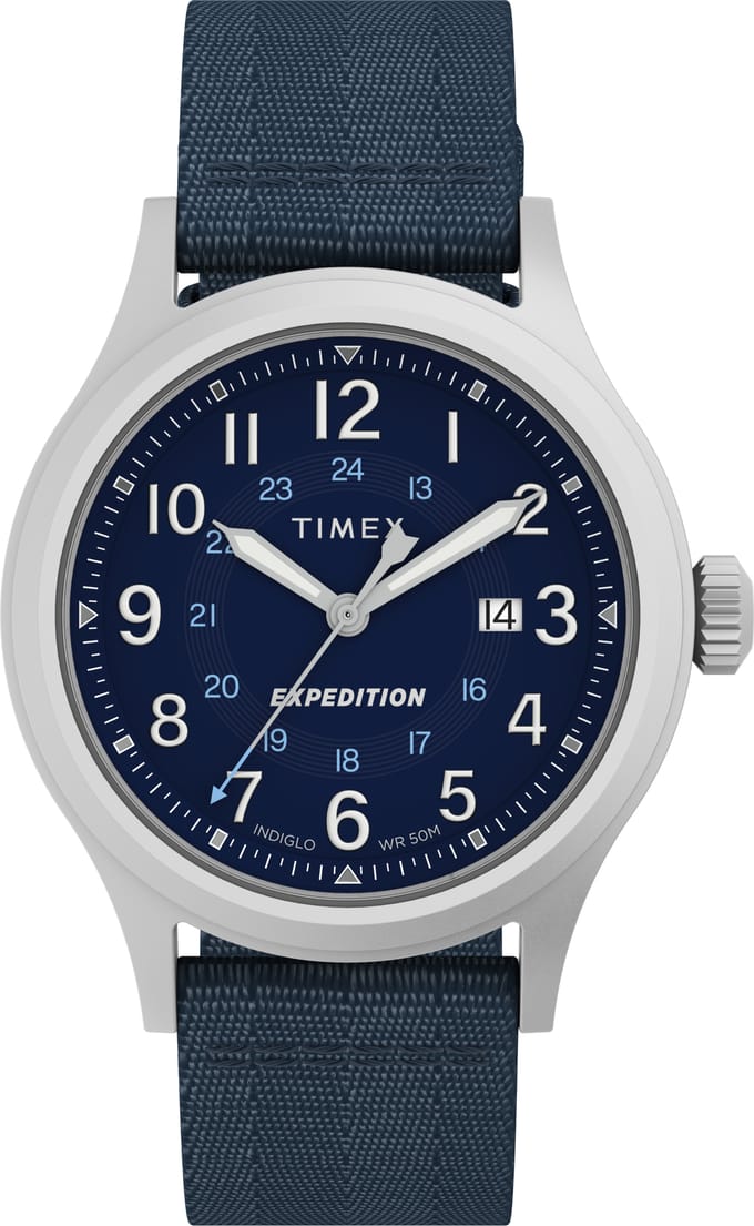 Timex Expedition North Sierra TW2V65600 Horloge - Nylon - Blauw - Ø 40 mm
