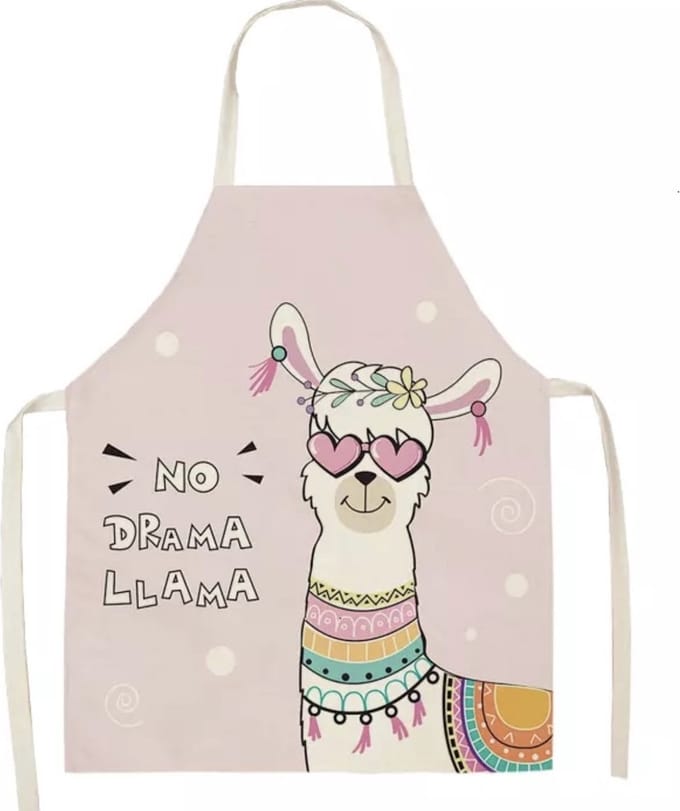 Keukenschort Lama - Kinderen - 88 CM
