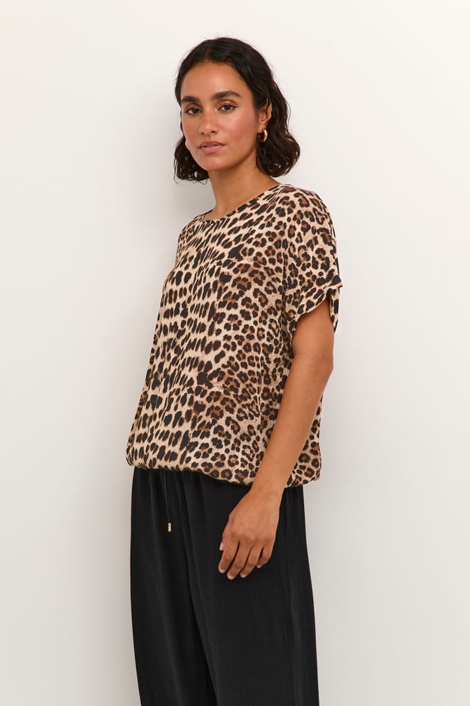 Mouwloos shirt Loose fit Classic Leopard