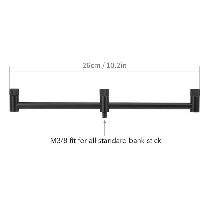 Karpervissen Buzz Bars Hengelhouder Hengelsteun Visalarmsteun 36cm