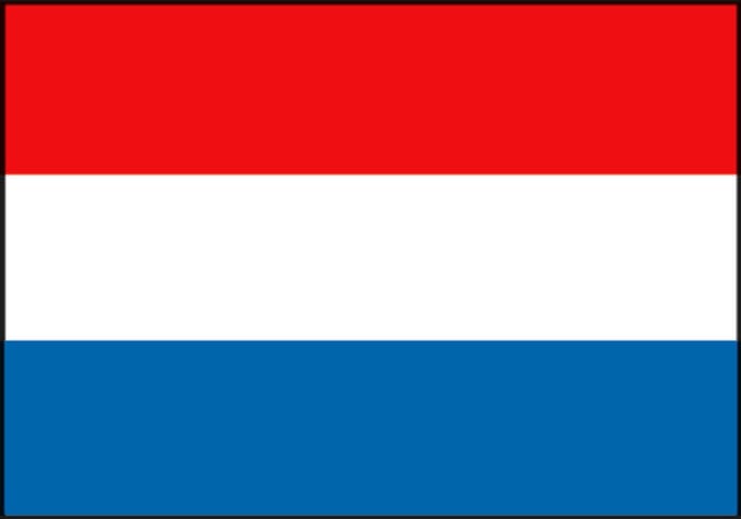 Nederlandse vlag 30 x 45 cm