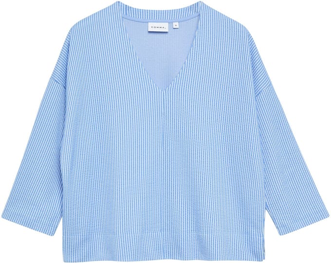 V-hals sweatshirt voor dames COMMA