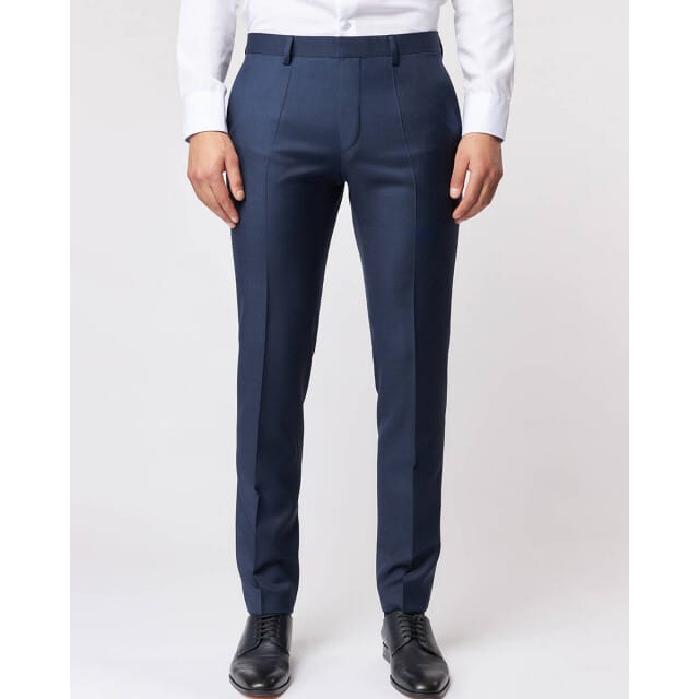 Roy Robson Broek Super 110's Uni Colour Royal Blue / male