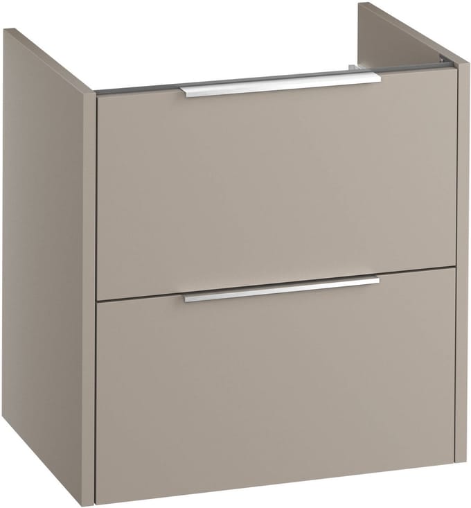 Saqu Lima wastafelonderkast excl. greep 60x45x60cm mat greige