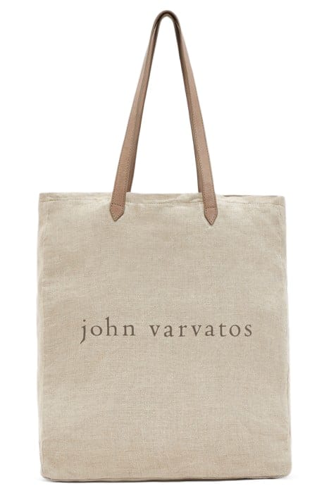 John Varvatos Heritage Tote Hemp Maat: OS | Messengertassen Outlet | Heren | Beige