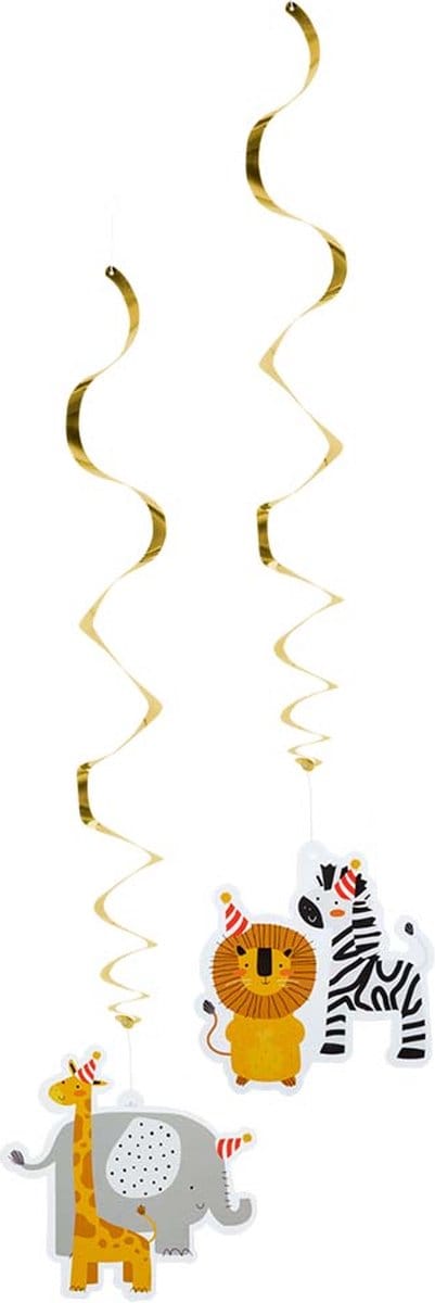 Boland - Set 2 decoratieswirls Safari - Dieren - Dieren
