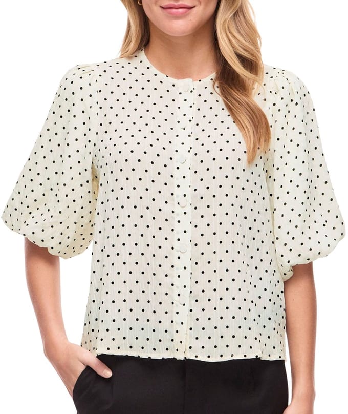 Vila Ea 2/4 Button Blouse Dames - Maat S (36)