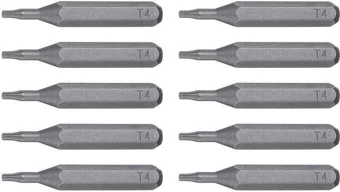 Cosensi - Dailygoods - 10 Stuks T4 Torx Schroevendraaierbits