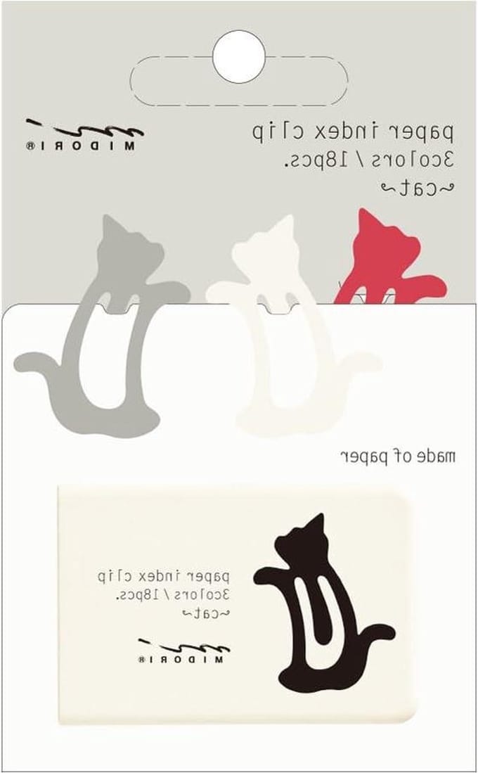 Index Clips Kat - Set van 6 Clips
