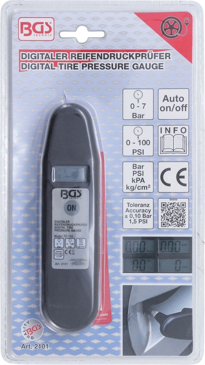 BGS Digitale Bandenspanningsmeter - 2101