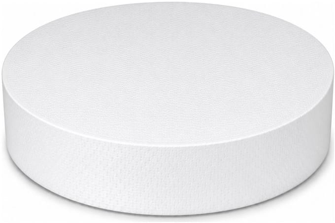 Piepschuim vormen - cirkel - 1x - D32,5 x 4 cm - styropor hobby / DIY vorm - basis knutselfiguren