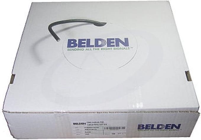 Belden H125 (7mm) PE Coaxkabel zwart 100 m