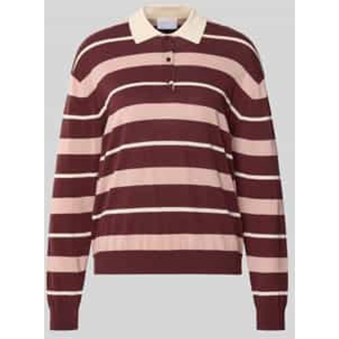 Gebreide pullover met polokraag