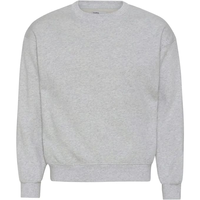 Sweatshirt ronde hals Colorful Standard Organic oversized heather grey