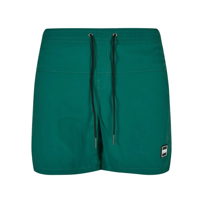 Urban Classics - Block Zwemshorts - L - Groen