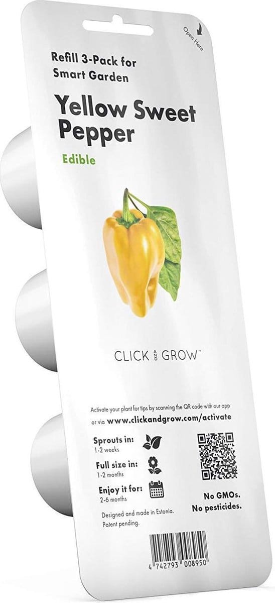 Click & Grow - Smart Garden Refill 3-pack - Yellow Sweet Peppers (SGR53X3)